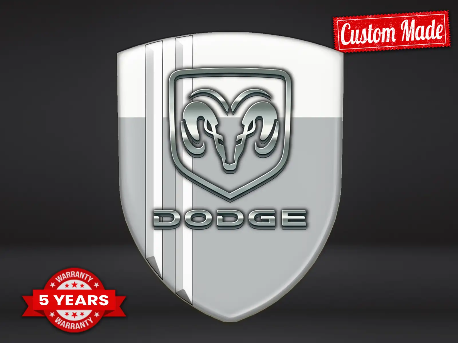Dodge Personalized Logo Stickers Limited Professional Sturdy